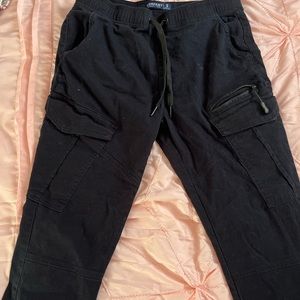 Black mens pants